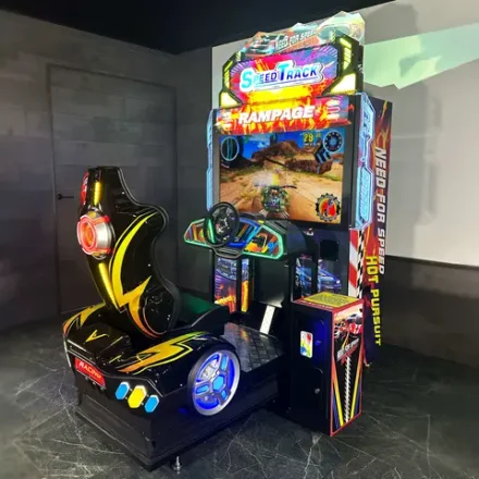 Игровой автомат гонки, с рулём «Need For Racing»