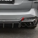 Карбоновый диффузор заднего бампера для BMW X3M F97 Рестайлинг 2022+ БМВ
