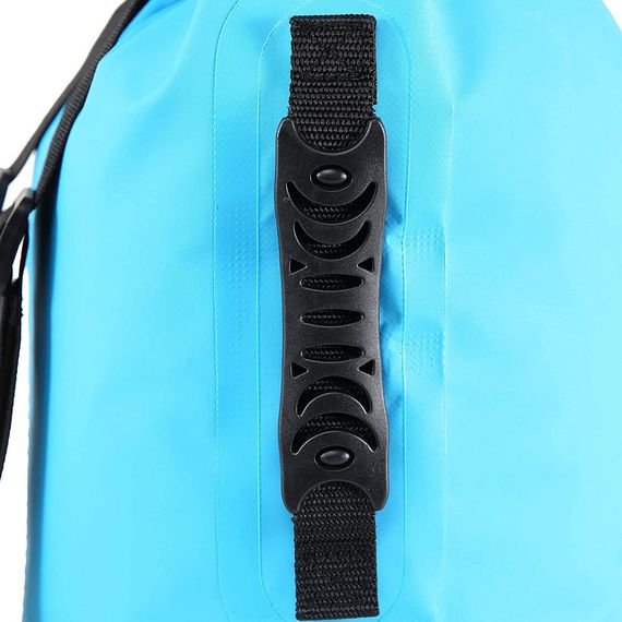 Герморюкзак Cressi Premium Back Pack с карманом на молнии 20 литров черно-голубой
