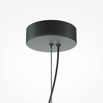Подвесной светильник 60W 3000К MOD296PL-L60BC3K черный/янтарный Flat Maytoni