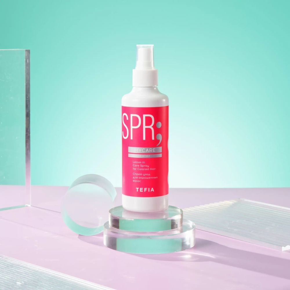 Спрей-уход для окрашенных волос Leave-in Care Spray for Сolored Hair Tefia MY Mycare, 250 мл