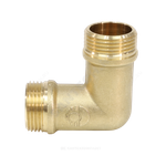 Угольник латунь Ду 15 (1/2") НР/НР VALFEX VF.093.L.012
