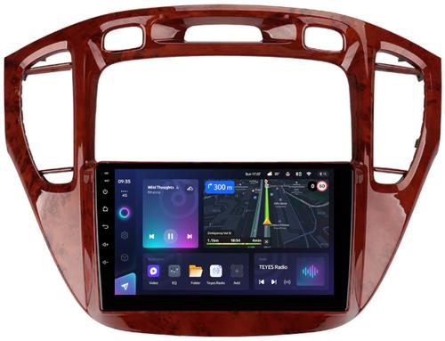 Магнитола для Toyota Highlander 1 XU20 / Kluger / 2000-2007 - Teyes CC3 монитор 9" QLED на Android 10, Быстрая, CarPlay, 4G SIM-слот