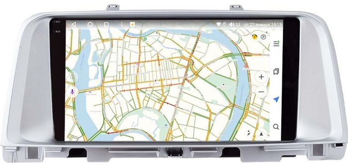 Магнитола для KIA Optima 2016-2020 (серебряная рамка) - Vaycar VA27-0580-2K на Android 13, Быстрая, 2K QLED, CarPlay,4G SIM-слот