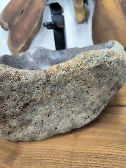 Раковина из речного камня RS-66283 41х38х16 из натурального камня