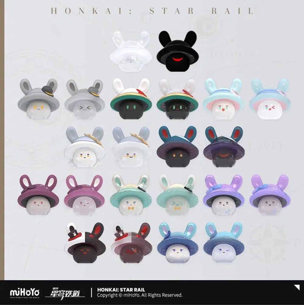 Рандомная фигурка Blind Box Honkai: Star Rail Cap & Cottontail Series Mini