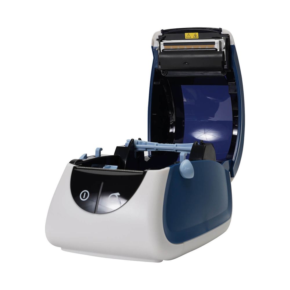 Термопринтер самоклеящихся этикеток MPRINT LP80 EVA RS232-USB White & blue