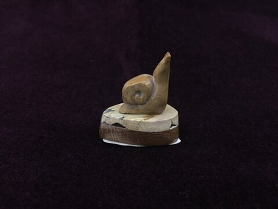 Улитка, сувенир, фигурка, из кости