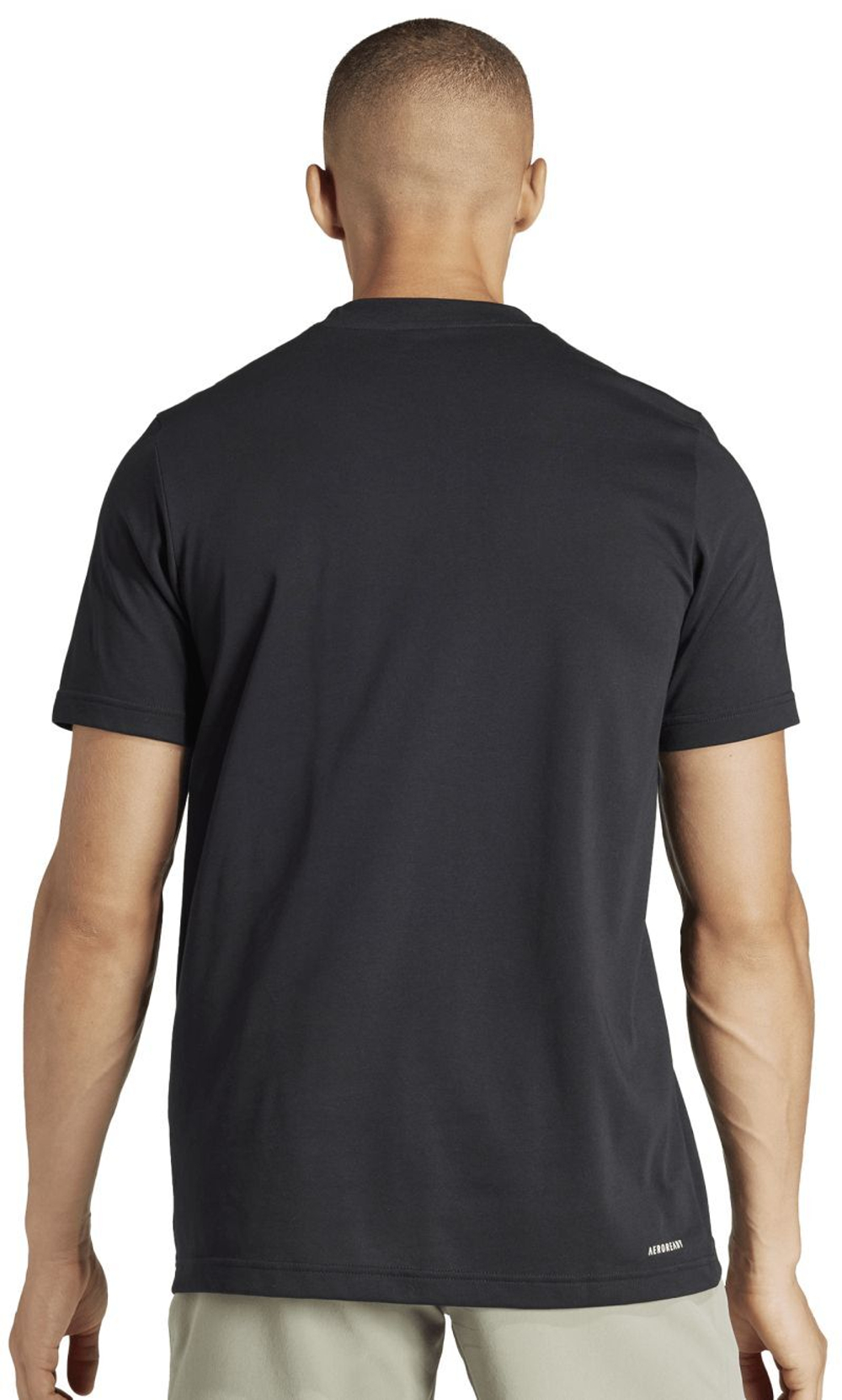 Мужская теннисная футболка Adidas Tennis Logo Slam Graphic T-Shirt - black