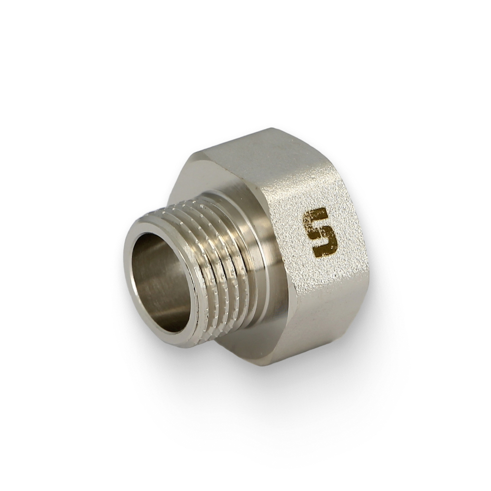 Переходник НВ 1/2" х 3/4", никелированный