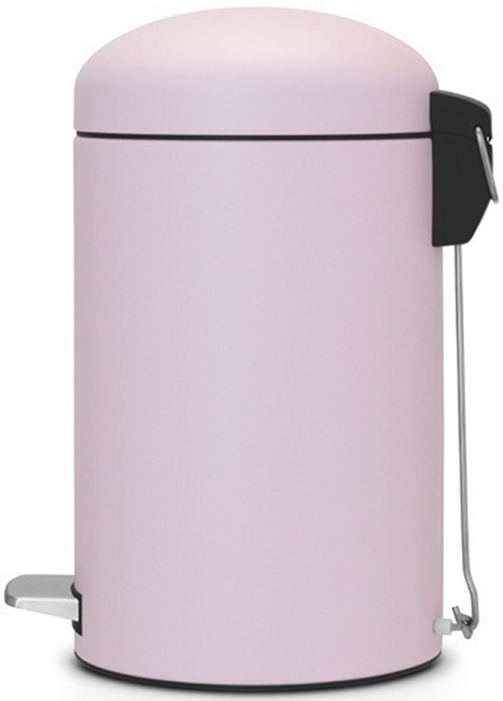 Ведро Brabantia Retro 12л розовое сбоку