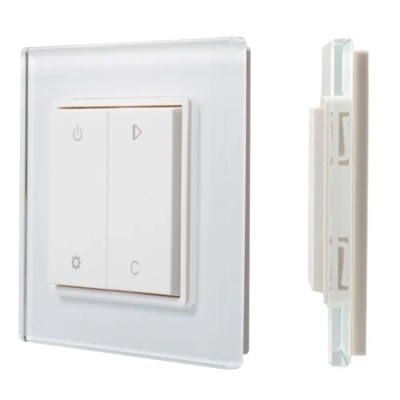 Панель Knob SR-2833RGB-RF-UP White (3V,RGBW,1зона) (Arlight, IP20 Пластик, 3 года)