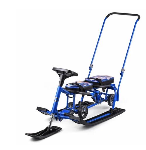 Снегокат Барс 507 Twins Baby Wheel Пингвинчики