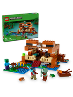 Конструктор Лего Майнкрафт Лягушачий домик | LEGO Minecraft The Frog House 21256 -коллекционный набор,  400 деталей (8+)