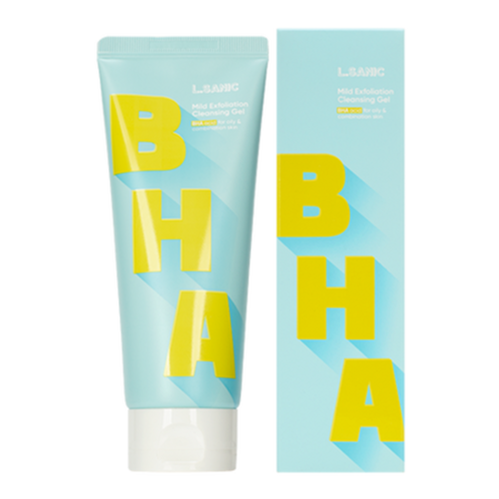 Мягкий отшелушивающий гель для умывания с BHA-кислотами, 150мл, L.Sanic