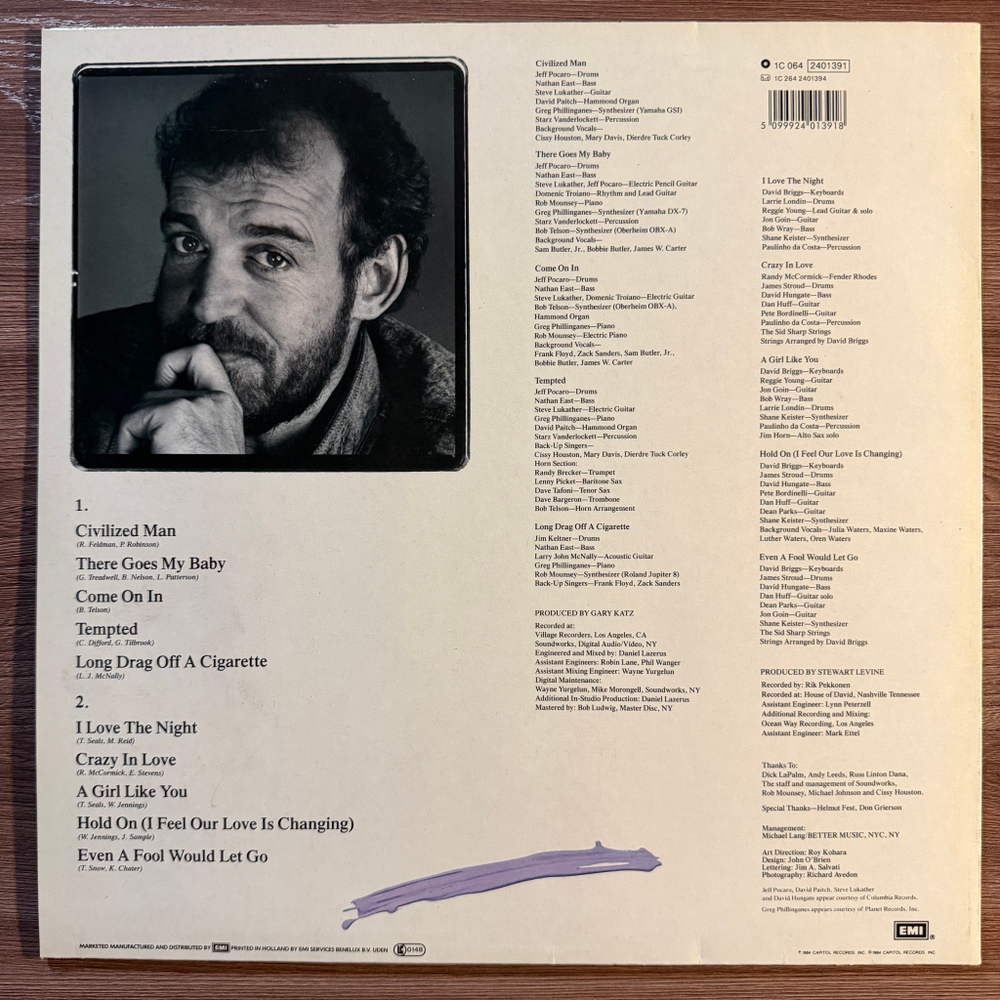 Joe Cocker ‎– Civilized Man (Европа 1984г.)