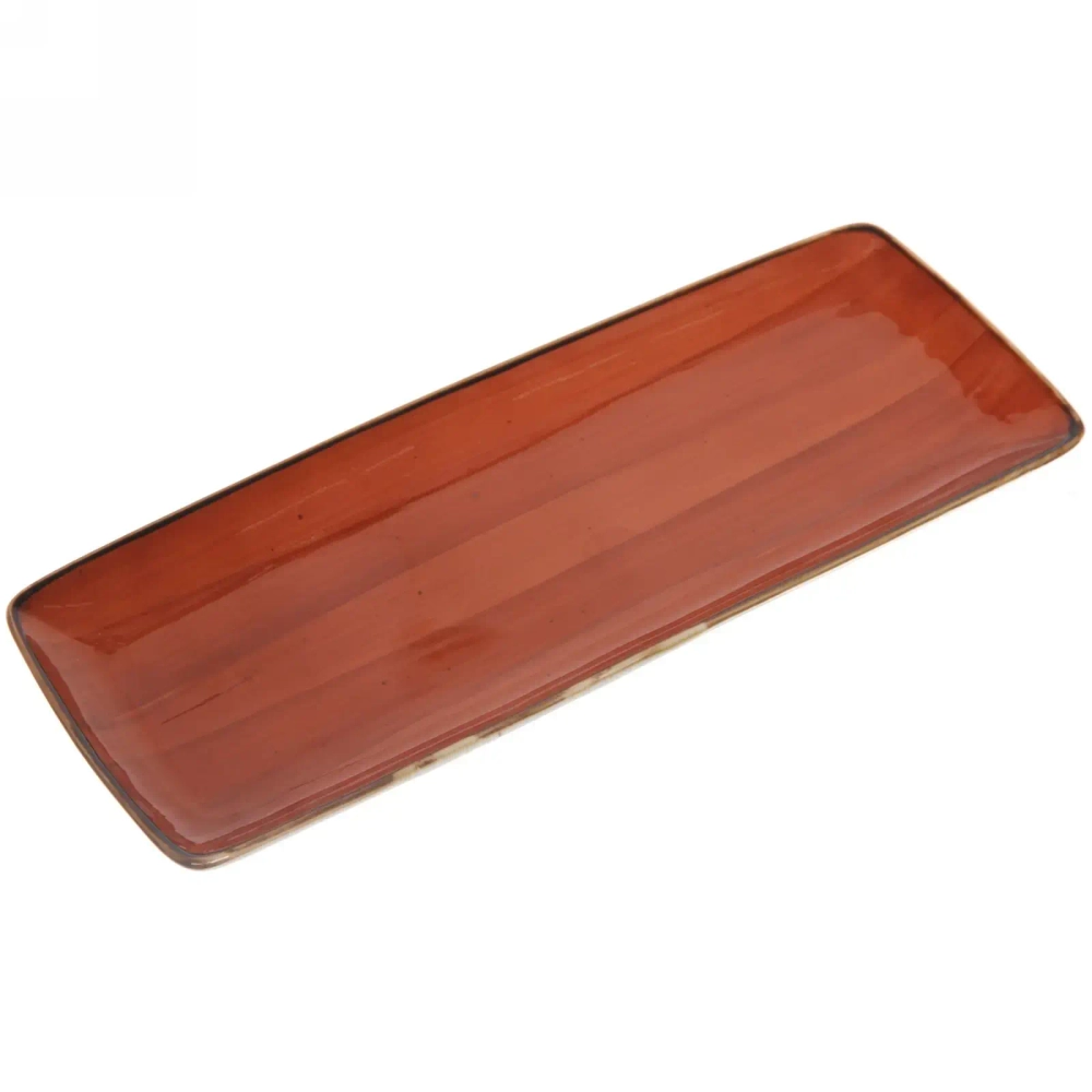 Блюдо керамическое «Corsica orange» 31*12*2см