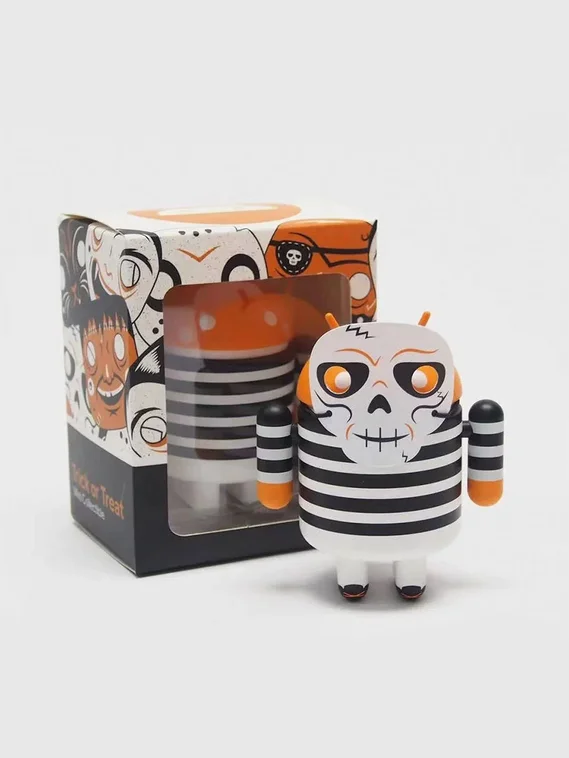 Android Mini Collectible Figure Special Edition Halloween, робот коллекционный, хеллоуин (Trick or Treat)