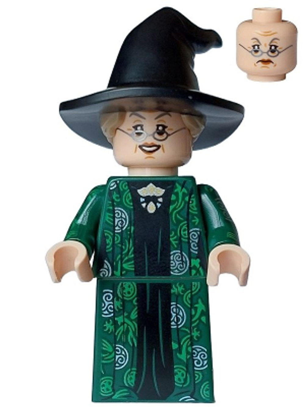 Минифигурка LEGO hp473 Профессор Макгонагалл (зеленая роба)