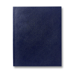 Smythson Блокнот Portobello Notebook in Panama, Black (бежевый)