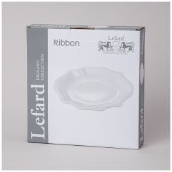 ТАРЕЛКА ЗАКУСОЧНАЯ LEFARD "RIBBON" 21,5*21*2,5 СМ (КОР=24ШТ.)
