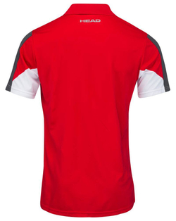Мужское теннисное поло Head Club 22 Tech Polo Shirt M - красный