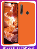 Мягкий Soft Touch чехол из силикона для HUAWEI HONOR 10i / 10 LITE / P SMART 2019 с бархатной подкладкой