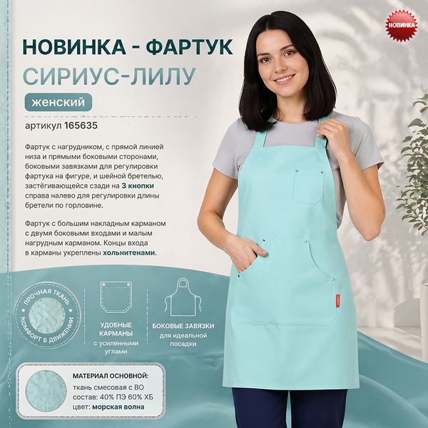 Представляем Фартук СИРИУС-ЛИЛУ в новом цвете! Представляем Фартук СИРИУС-ЛИЛУ в новом цвете!