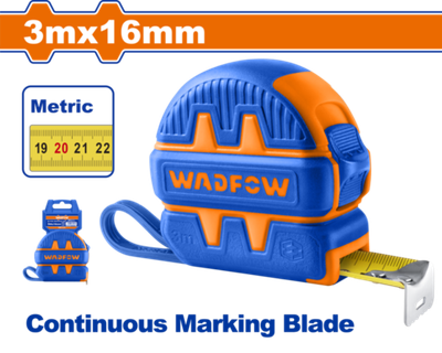 Рулетка 3м х 16мм (12/60) WADFOW WMT1211
