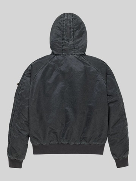 Куртка короткая Alpha N-2B BATTLEWASH PARKA (черная - black)