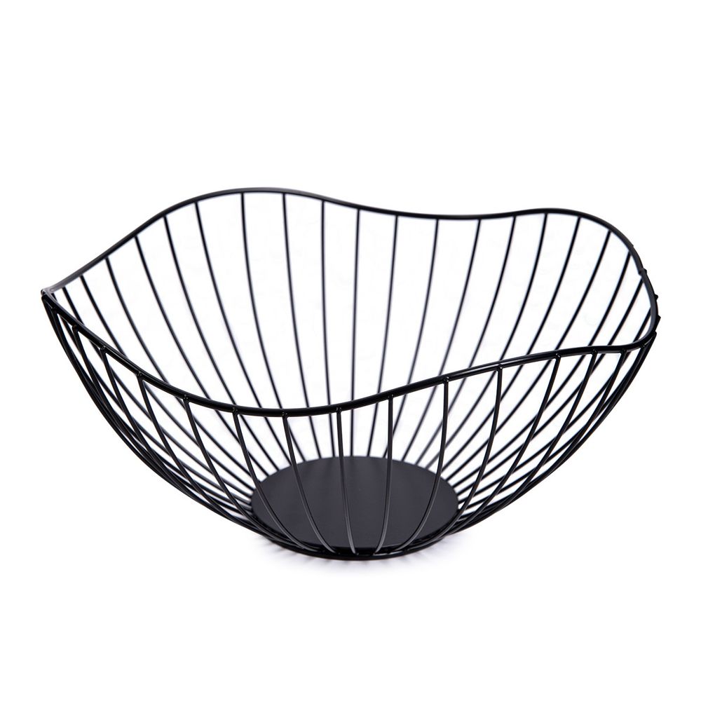 Фруктовница 26х10 см, №01 черная, Stilerra home PFH-030