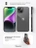 Чехол накладка iPhone 14/13 6.1" Gurdini плотный силикон 1.5 mm прозрачный