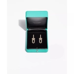 Серьги из жёлтого золота 18k с бриллиантами, Tiffany 💠 Hard Wear Large.
