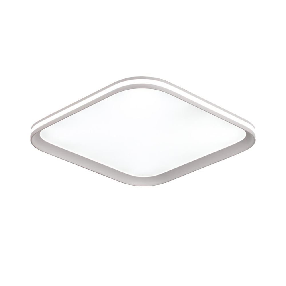 7750/72L MITRA LED SN 544 Светильник металл/PMMA/белый LED 72Вт 3000-6000К 396х396 IP20 пульт ДУ BETA
