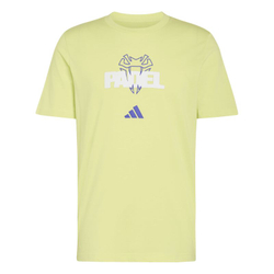 Meski T-Shirt Adidas Padel Graphic - semi frozen lemon