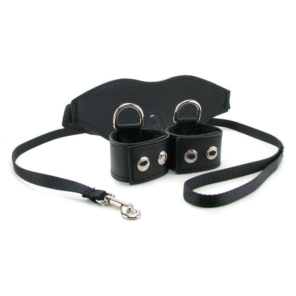 Набор аксессуаров для БДСМ-игр S&M BLACK BONDAGE KIT (Цвет: черный)