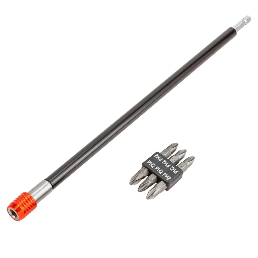 Биты PH2 1/4''х25мм с битодержателем, набор 7пр. JBC JBC-HW-S7
