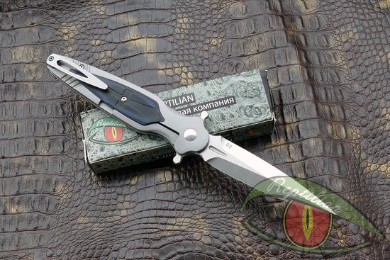 Складной нож REPTILIAN Магистр 3-3 c клинком из стали D2, рукоять G10