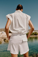 УКОРОЧЕННАЯ РУБАШКА В КЛЕТКУ ВИШИ — ZARA