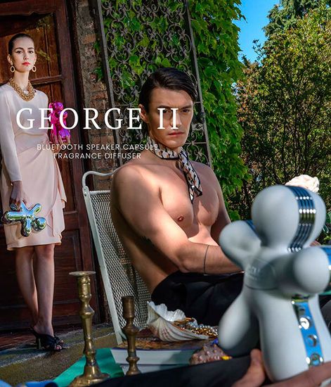 Аромадиффузор GEORGE 2 BLUETOOTH матовый черный, Mr&Mrs Fragrance