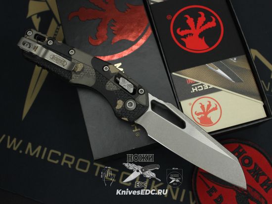 Нож Microtech MSI Ram-Lok S/E 210T-10APPMTC Polymer Tri-Grip Camo Apocalyptic