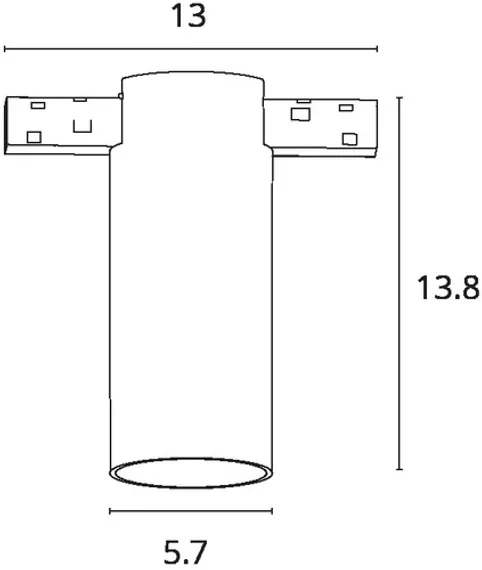 Трековый светильник Optima A7270PL-1WH Arte Lamp