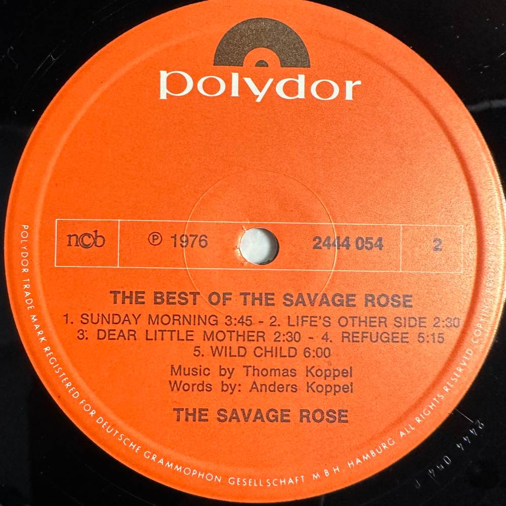The Savage Rose - The Best Of The Savage Rose (Дания 1977г.)