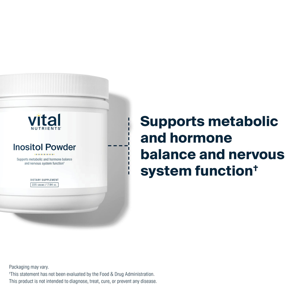 Vital Nutrients, инозитол в порошке, 225 г (7,94 унции)