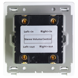 Настенный регулятор громкости звука настенный Steam&water SOUND CONTROL White 230 (Цвет белый, 5 уровней громкости, 4-8 Ом, 30W)