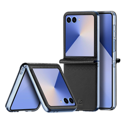 Чехол черного цвета из искусственной кожи от Dux Ducis для Samsung Galaxy Flip 7, серия Bril Series Case