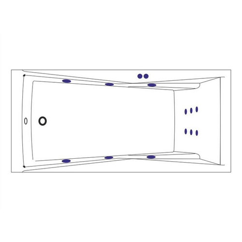 Акриловая ванна Excellent Palace Line 170x75 WAEX.PAL17.LINE