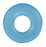 Голубое эрекционное кольцо Stretchy Cockring (Цвет: голубой)