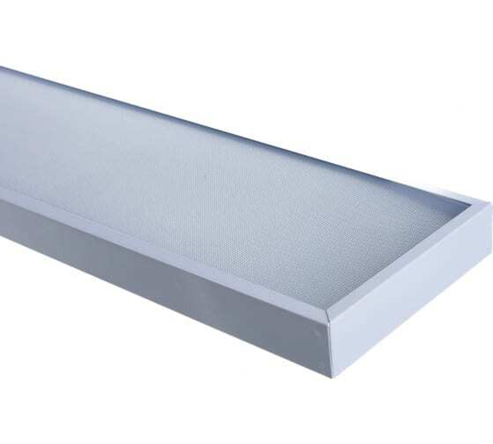Светильник LED ДПО Макси 40W-5000Lm 6000К Микропризма IP40 с БАП на 1 час 1230х180х40мм VS