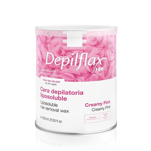 Воск теплый в банке Depilflax Розовый 800мл